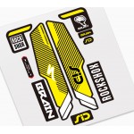 Mountain Bicycle Fork Decal Stickers for rock shox SID BRAIN